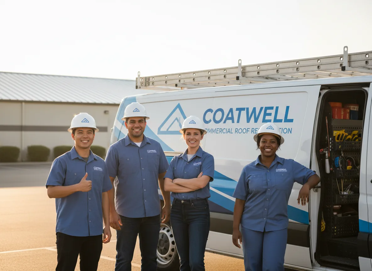 Commercial roof coating company in Aurora, MN